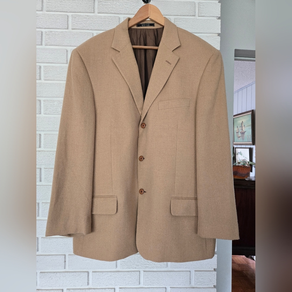 Beautiful Harry Rosen Camelhair Blazer,  Size Large